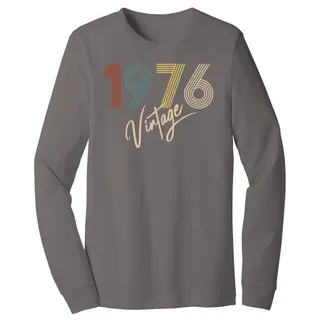 Limited Vintage 1976 Birthday Long Sleeve T-Shirt – alternate