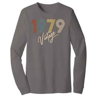 Limited Vintage 1979 Birthday Long Sleeve T-Shirt – alternate