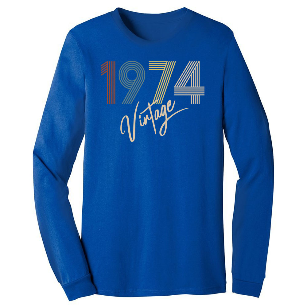 Limited Vintage 1974 Birthday Long Sleeve T-Shirt