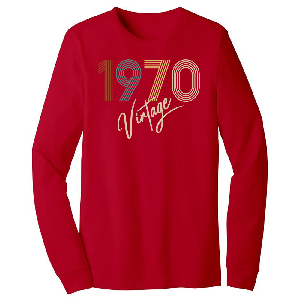 Limited Vintage 1970 Birthday Long Sleeve T-Shirt