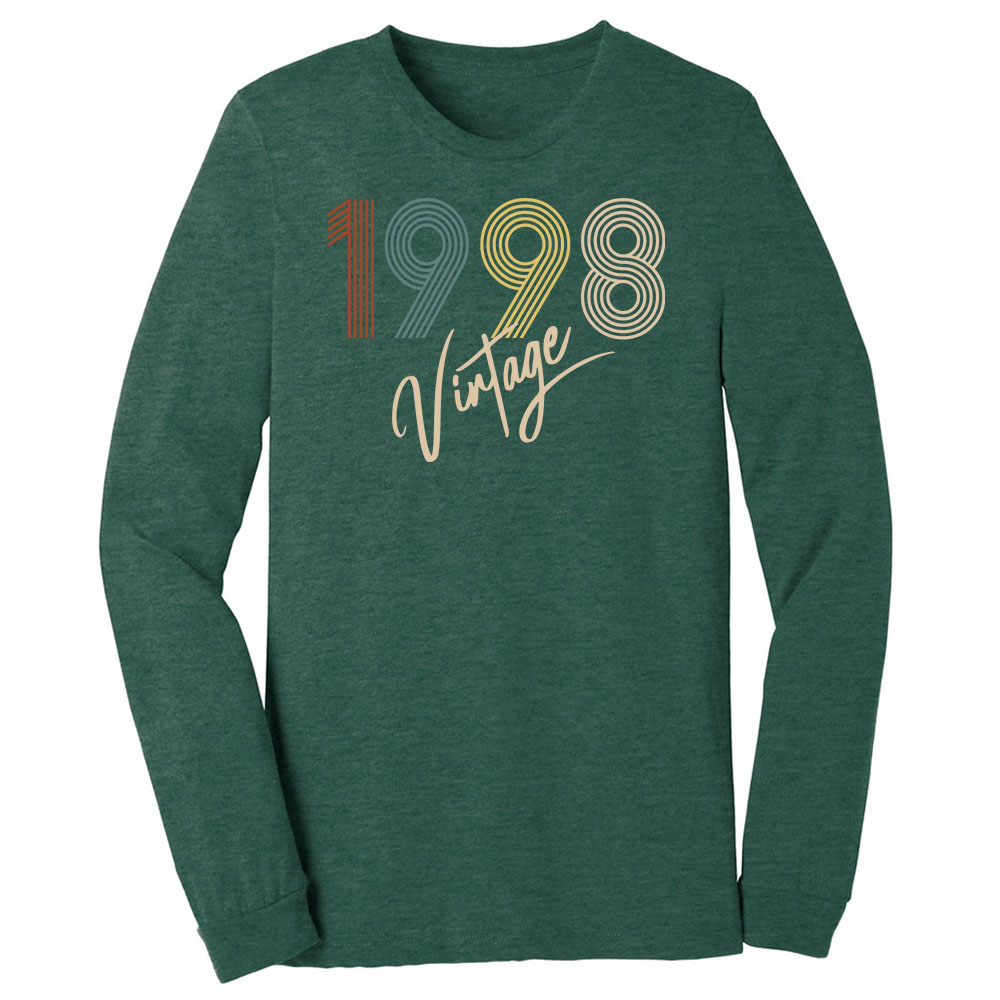 Limited Vintage 1998 Birthday Long Sleeve T-Shirt