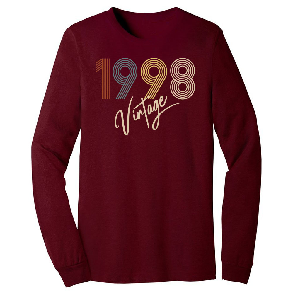 Limited Vintage 1998 Birthday Long Sleeve T-Shirt
