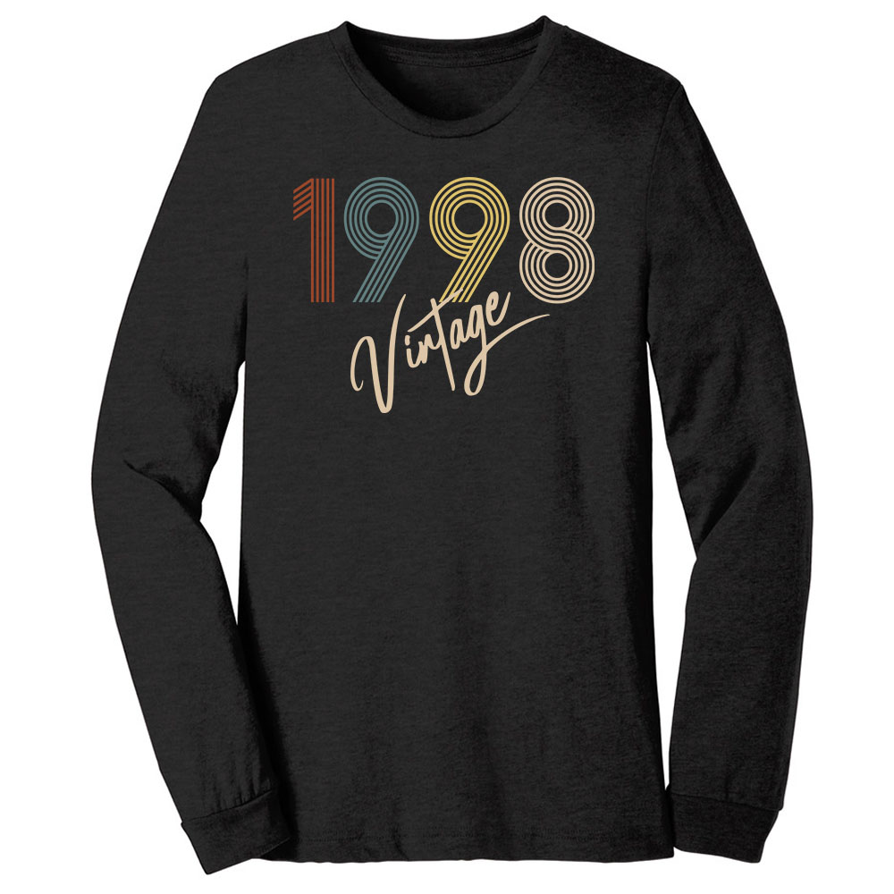 Limited Vintage 1998 Birthday Long Sleeve T-Shirt