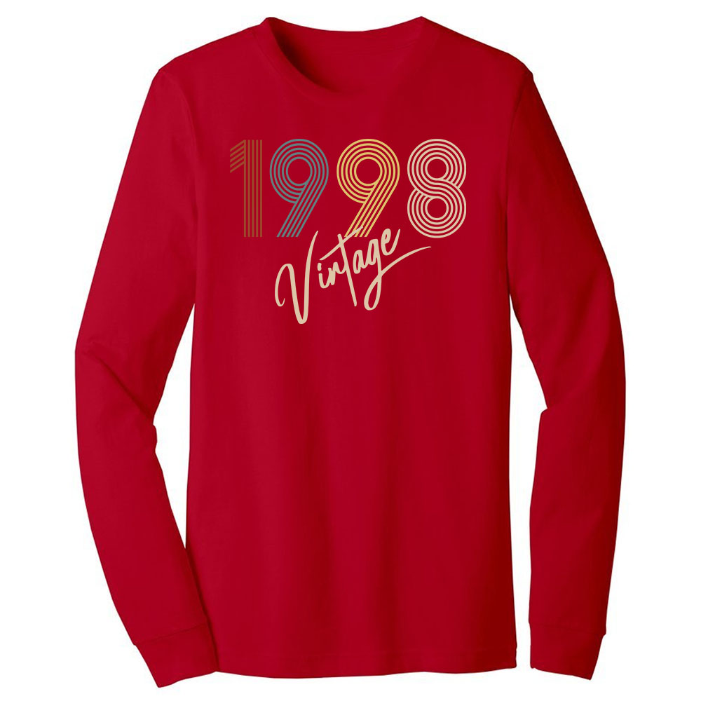Limited Vintage 1998 Birthday Long Sleeve T-Shirt
