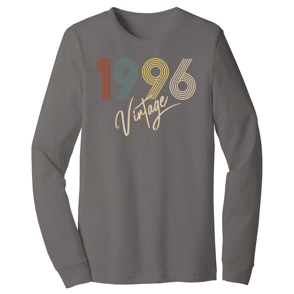 Limited Vintage 1996 Birthday Long Sleeve T-Shirt - alternate