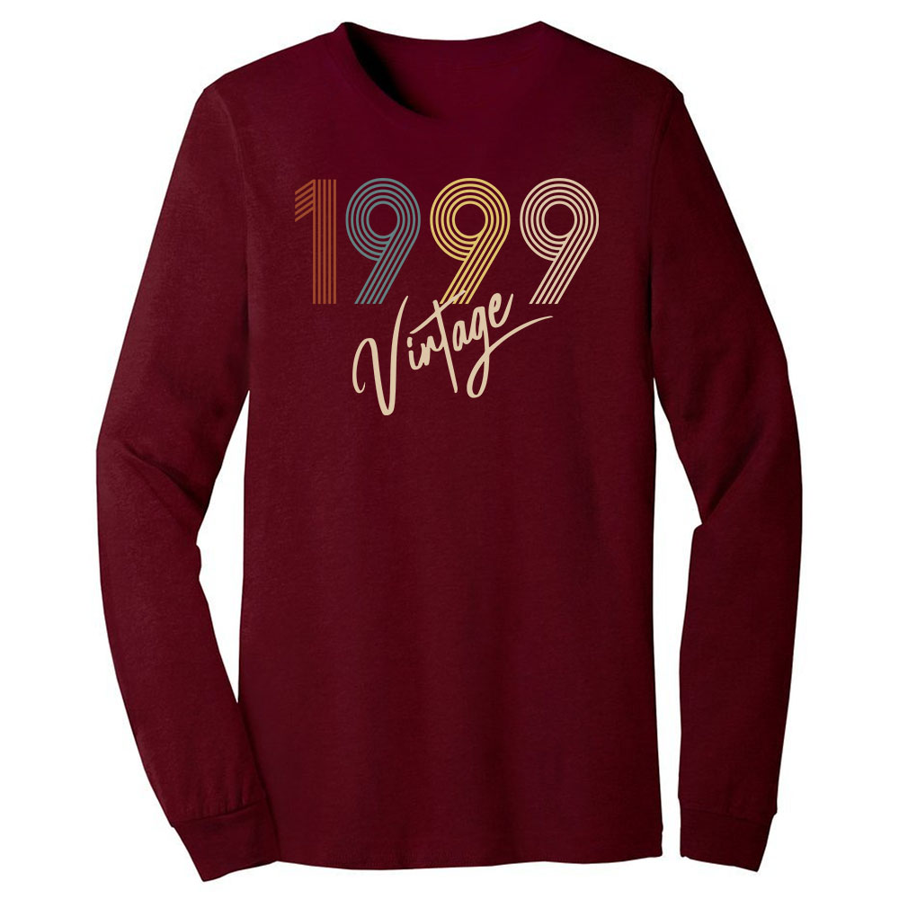 Limited Vintage 1999 Birthday Long Sleeve T-Shirt