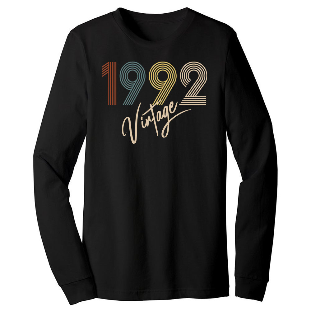 Limited Vintage 1992 Birthday Long Sleeve T-Shirt