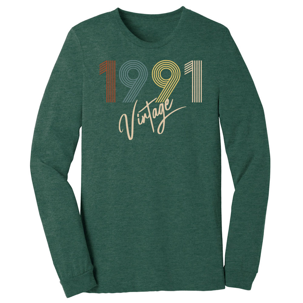 Limited Vintage 1991 Birthday Long Sleeve T-Shirt