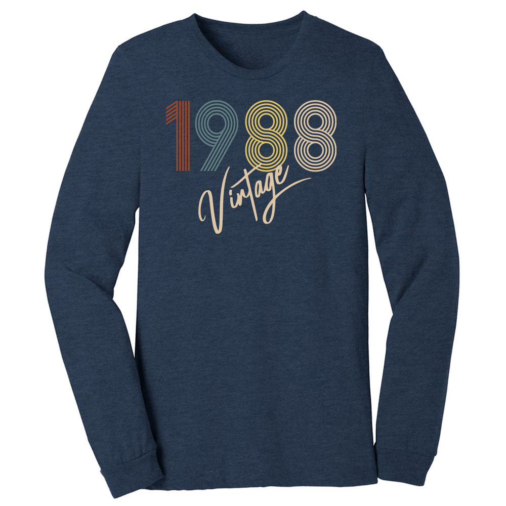 Limited Vintage 1988 Birthday Long Sleeve T-Shirt