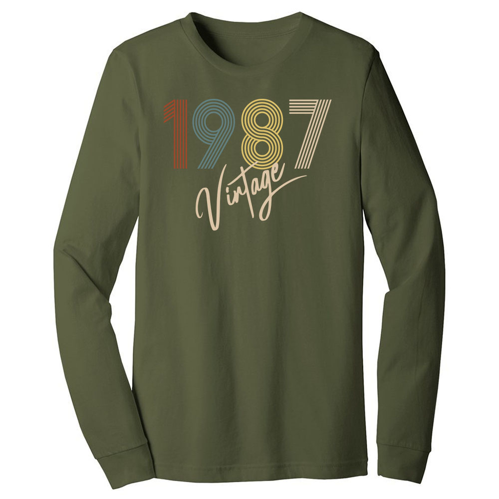 Limited Vintage 1987 Birthday Long Sleeve T-Shirt