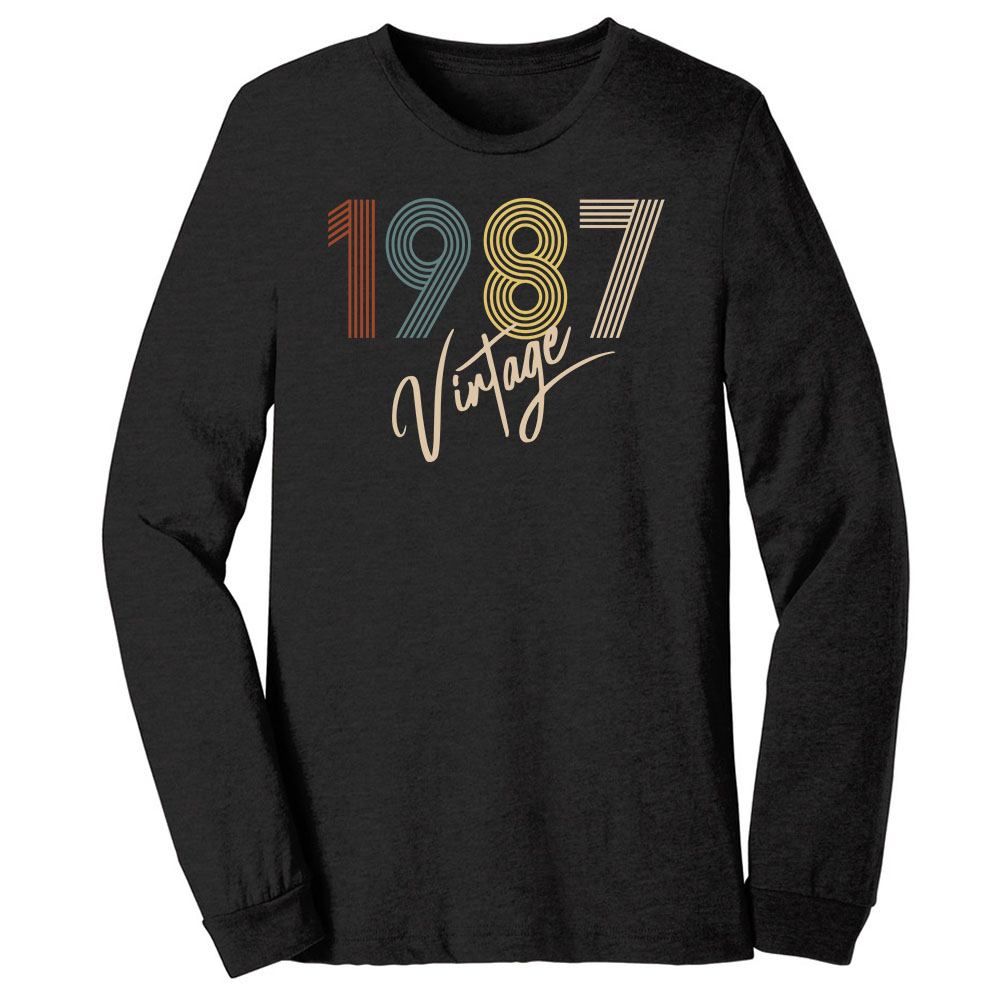 Limited Vintage 1987 Birthday Long Sleeve T-Shirt