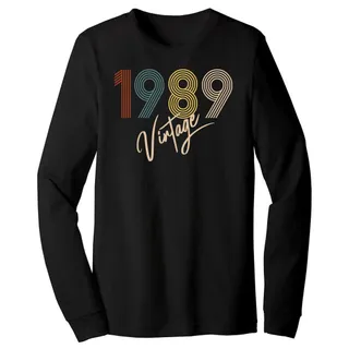 Limited Vintage 1989 Birthday Long Sleeve T-Shirt