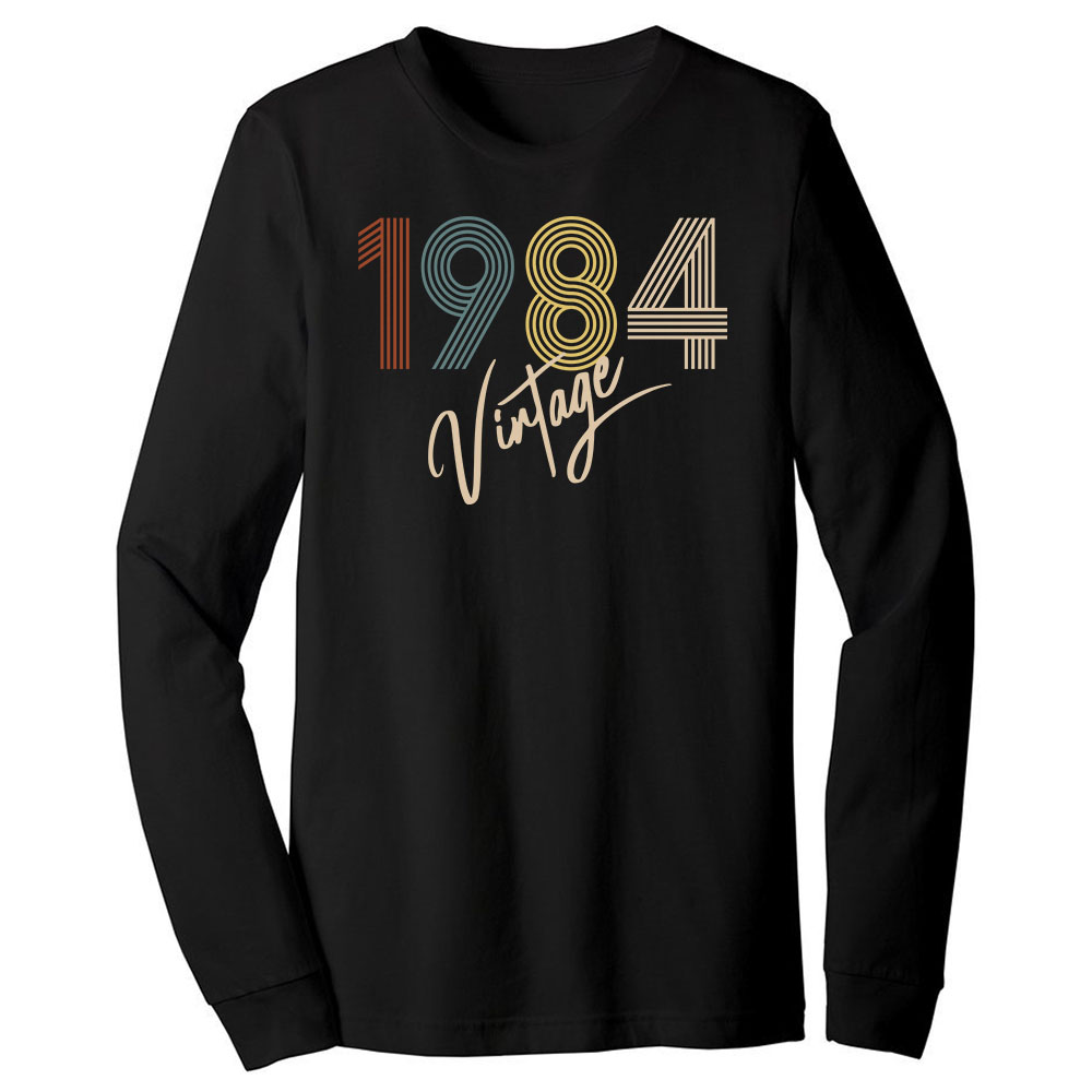 Limited Vintage 1984 Birthday Long Sleeve T-Shirt