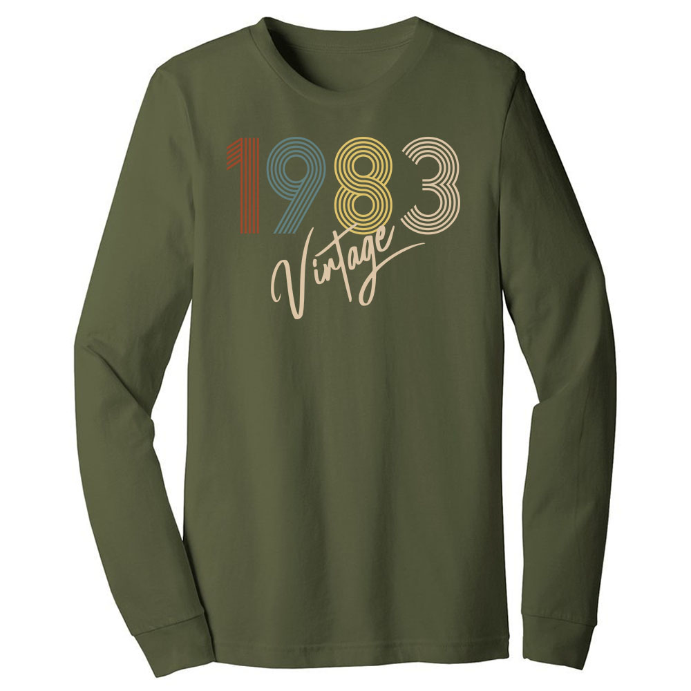 Limited Vintage 1983 Birthday Long Sleeve T-Shirt