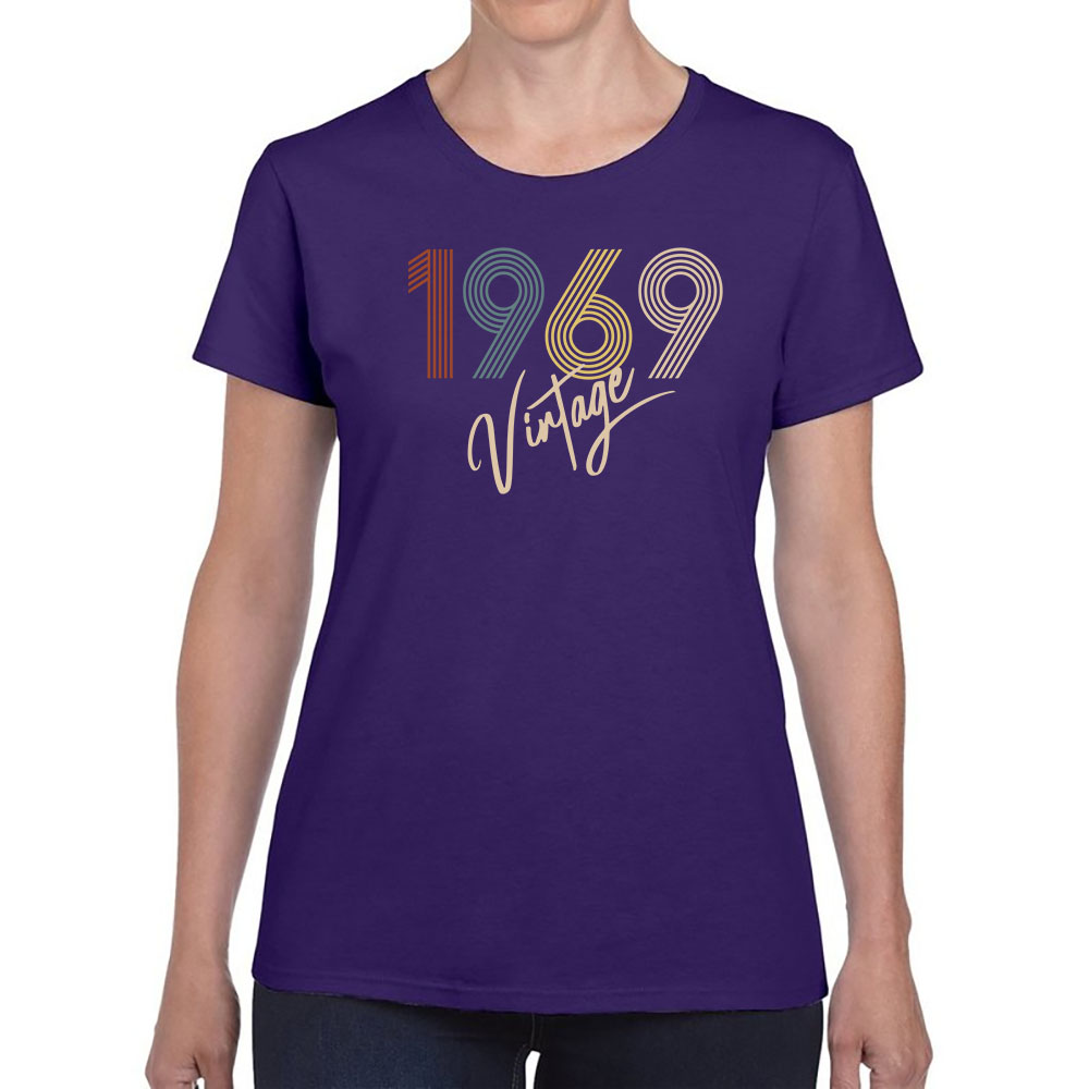 Limited Vintage 1969 Women's Birthday T-Shirt