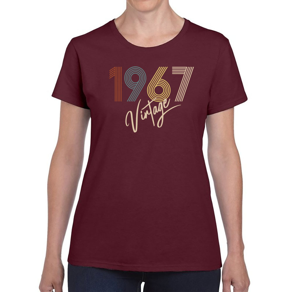 Limited Vintage 1967 Women's Birthday T-Shirt