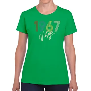 Limited Vintage 1967 Women's Birthday T-Shirt – alternate