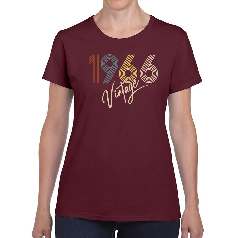 Limited Vintage 1966 Women's Birthday T-Shirt