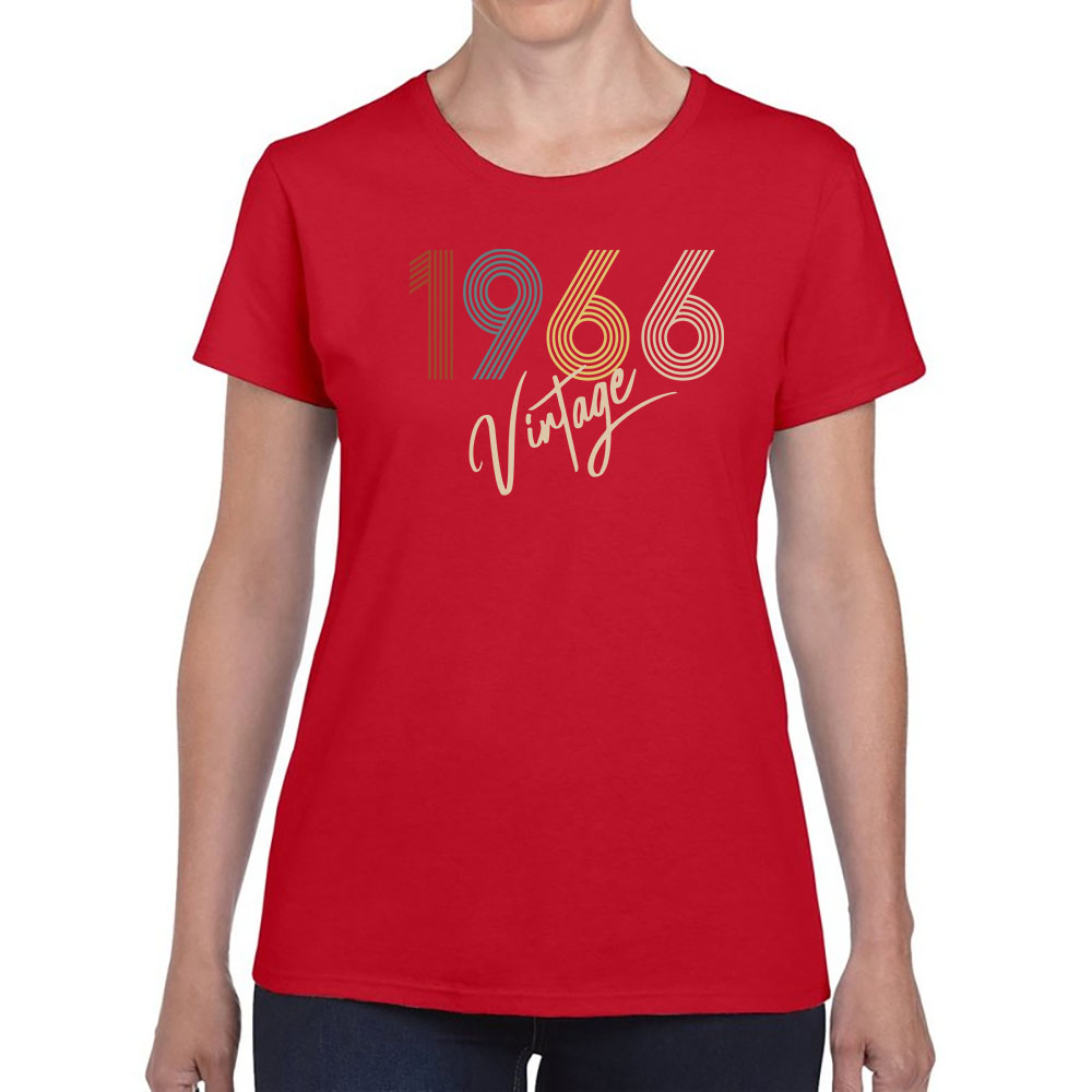 Limited Vintage 1966 Women's Birthday T-Shirt