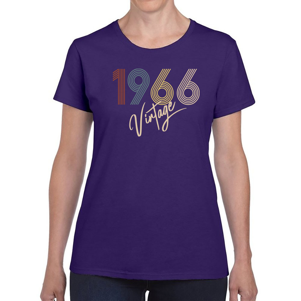 Limited Vintage 1966 Women's Birthday T-Shirt