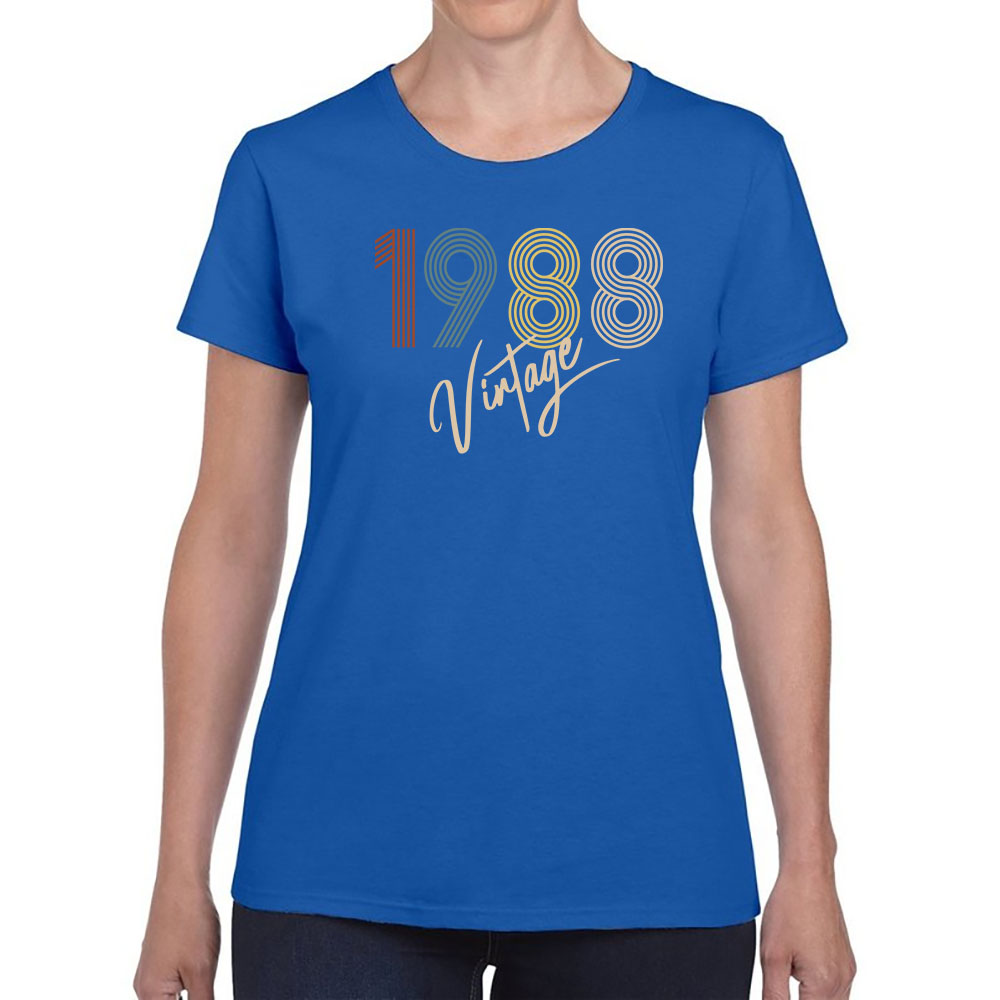 Limited Vintage 1988 Women's Birthday T-Shirt