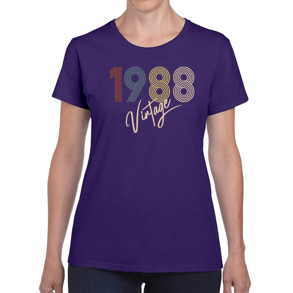 Limited Vintage 1988 Women's Birthday T-Shirt