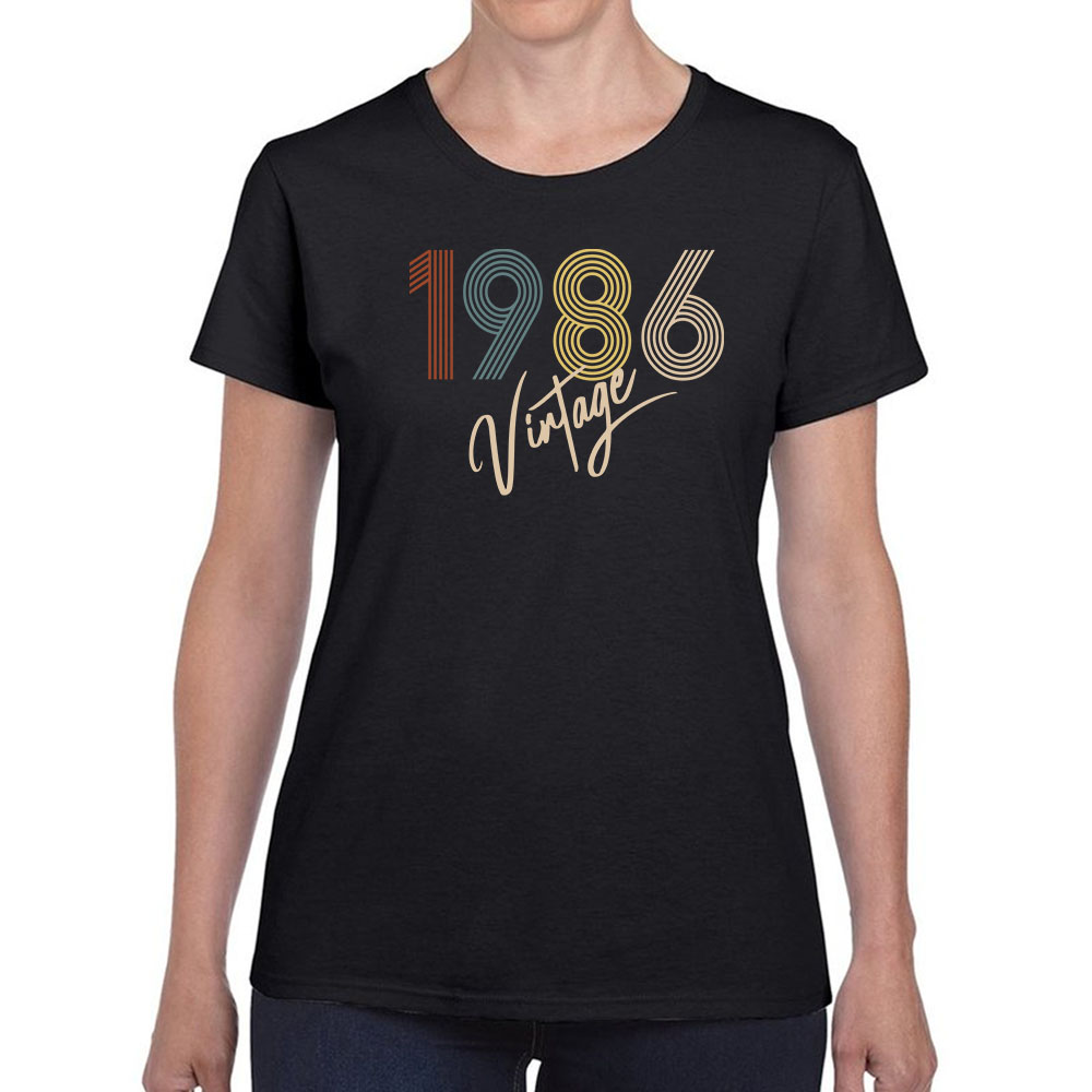 Limited Vintage 1986 Women's Birthday T-Shirt