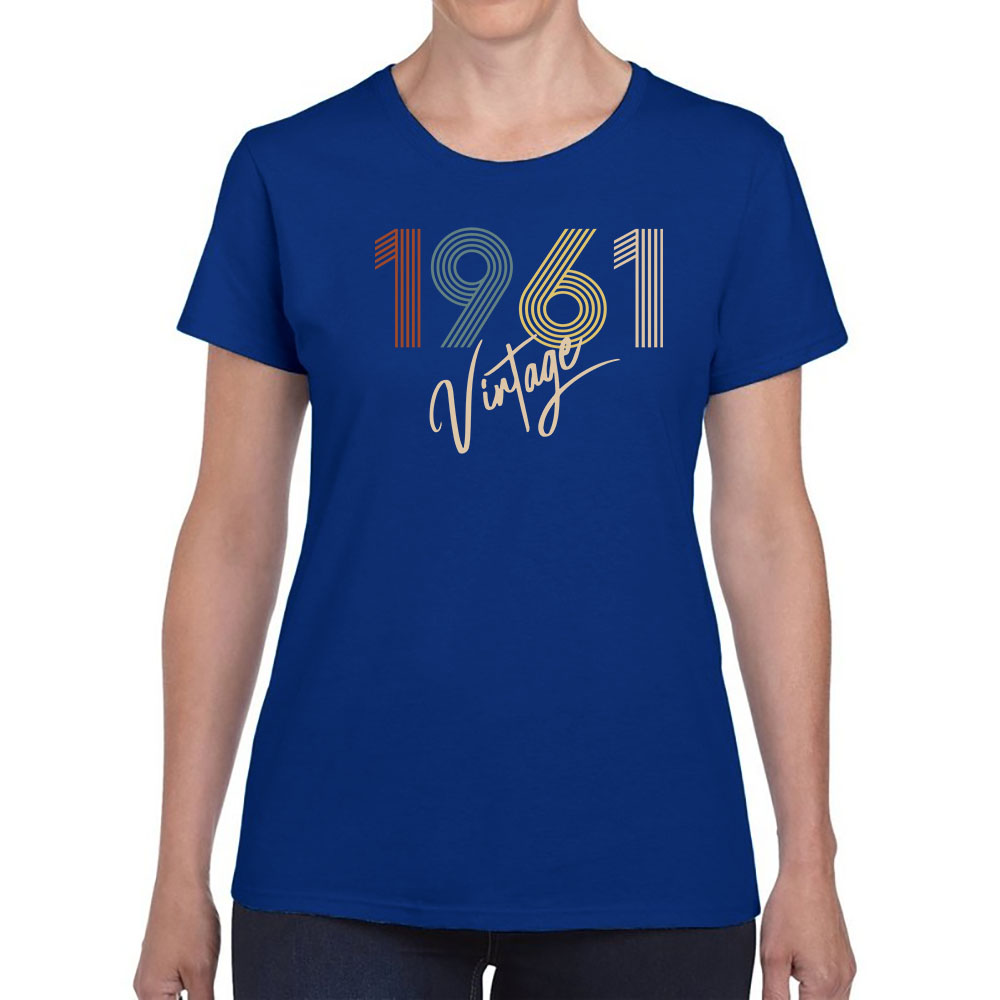 Limited Vintage 1961 Women's Birthday T-Shirt