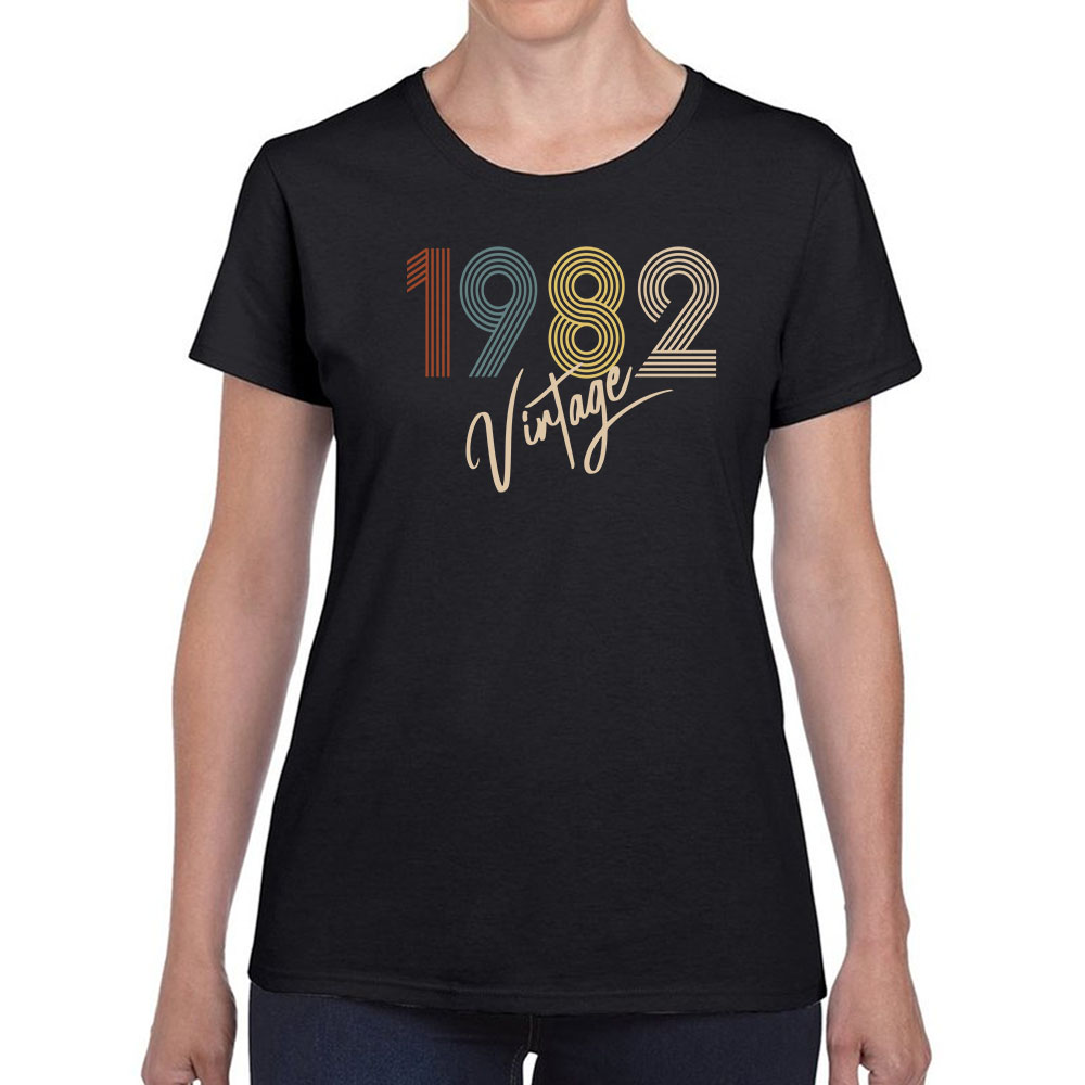 Limited Vintage 1982 Women's Birthday T-Shirt
