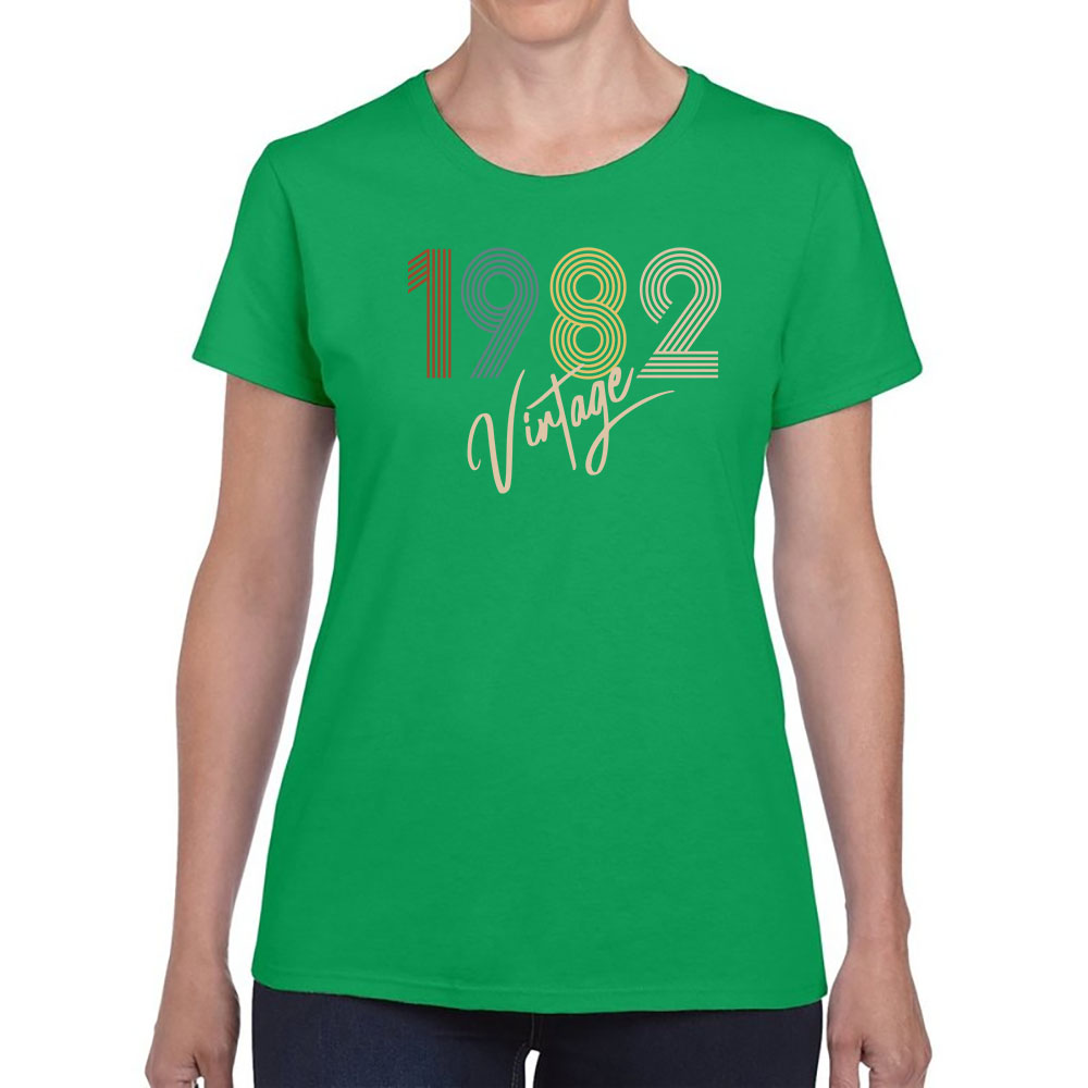 Limited Vintage 1982 Women's Birthday T-Shirt