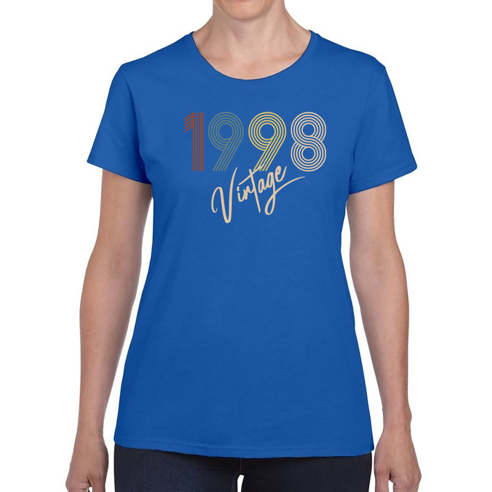 Limited Vintage 1998 Women's Birthday T-Shirt
