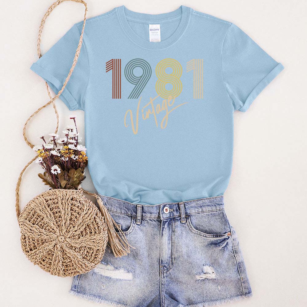 Limited Vintage 1981 Unique Birthday T-Shirt