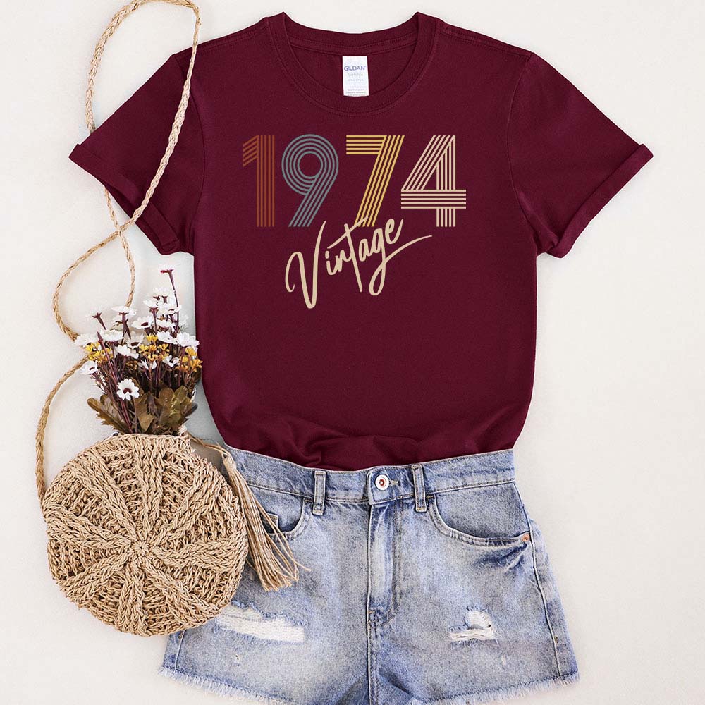 Limited Vintage 1974 Unique Birthday T-Shirt