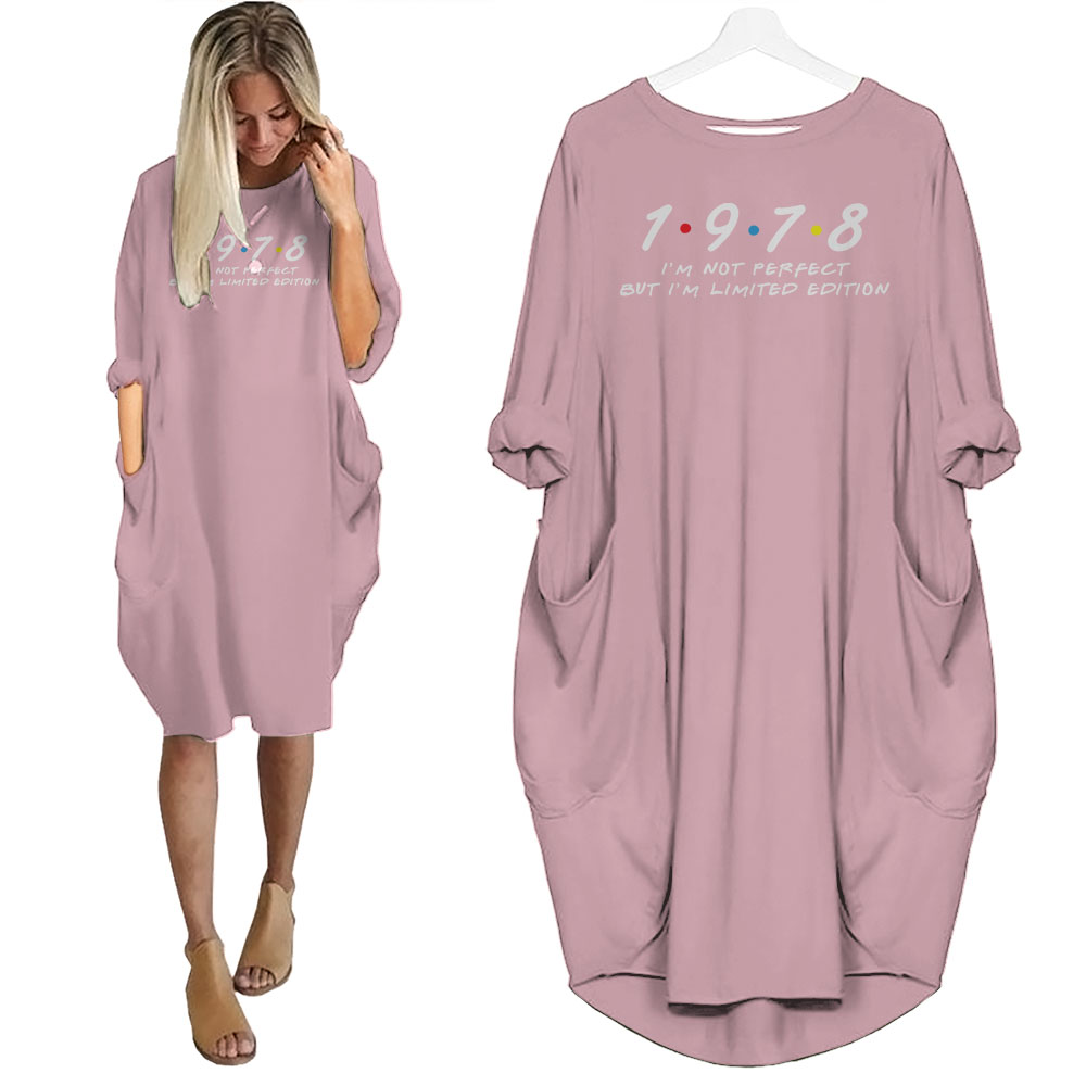 Not Perfect But Limited Edition 1978 Birthday Pocket Dress