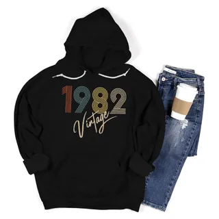 Limited Vintage 1982 Birthday Hoodie