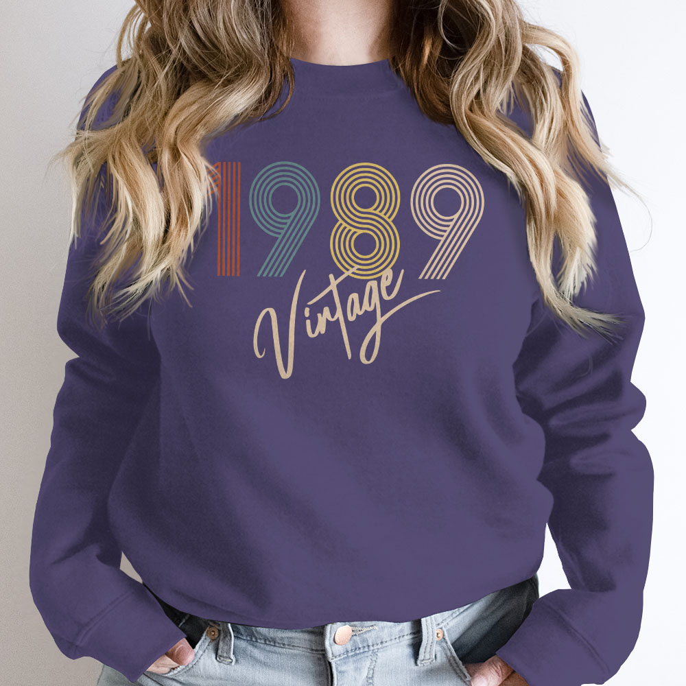 Limited Vintage 1989 Birthday Sweatshirt