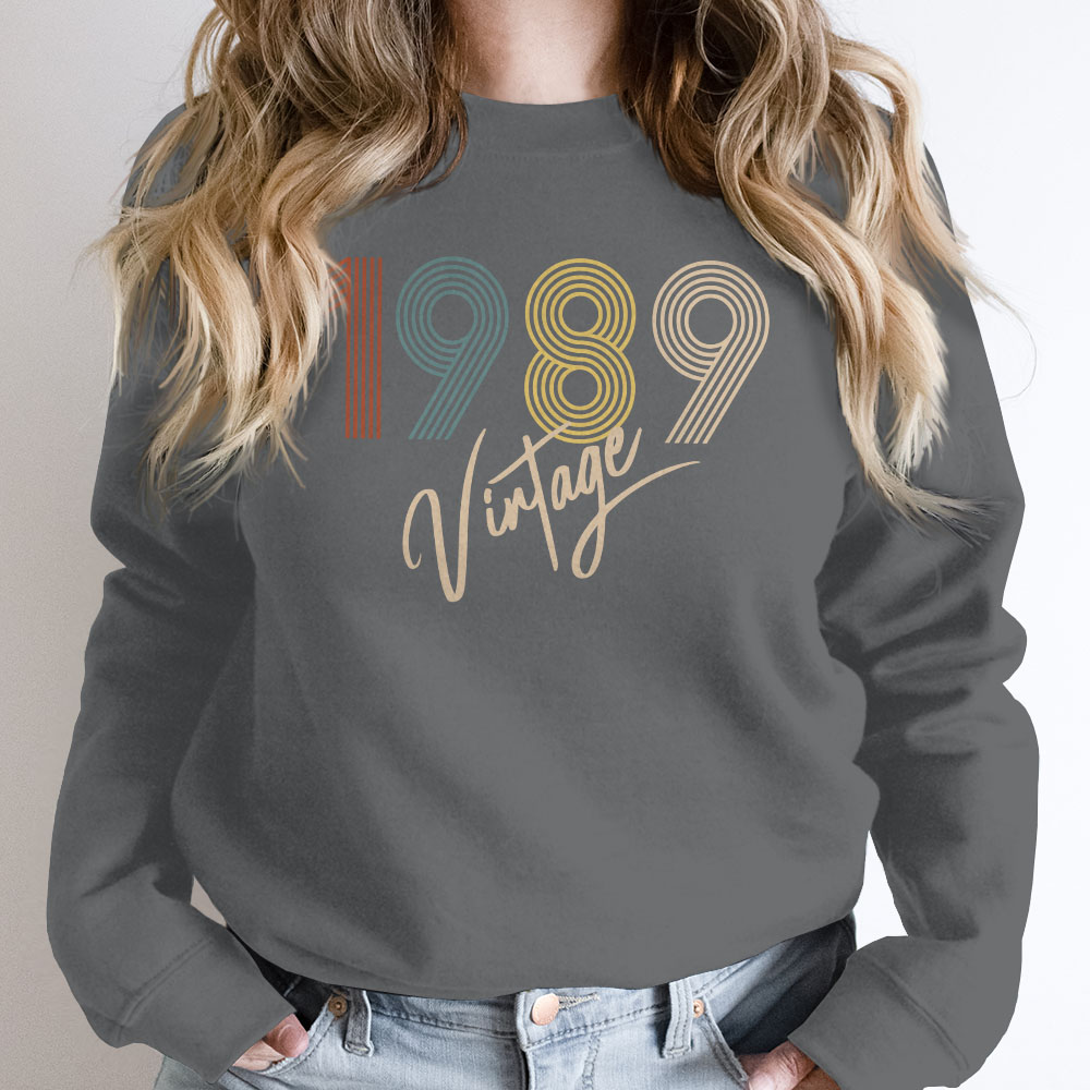 Limited Vintage 1989 Birthday Sweatshirt