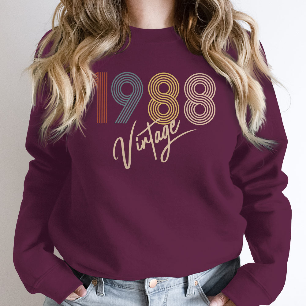 Limited Vintage 1988 Birthday Sweatshirt