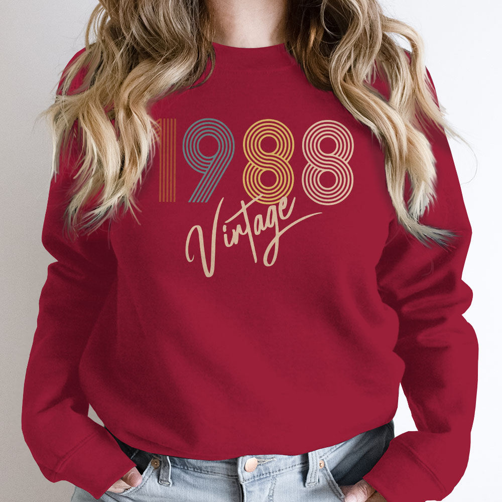 Limited Vintage 1988 Birthday Sweatshirt