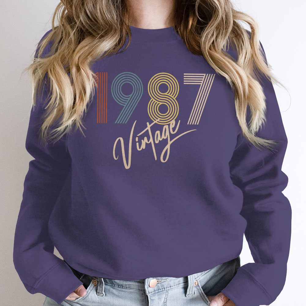 Limited Vintage 1987 Birthday Sweatshirt