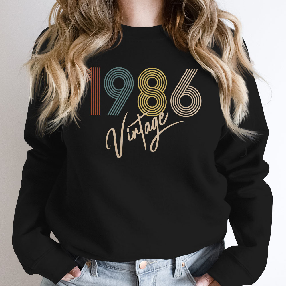 Limited Vintage 1986 Birthday Sweatshirt