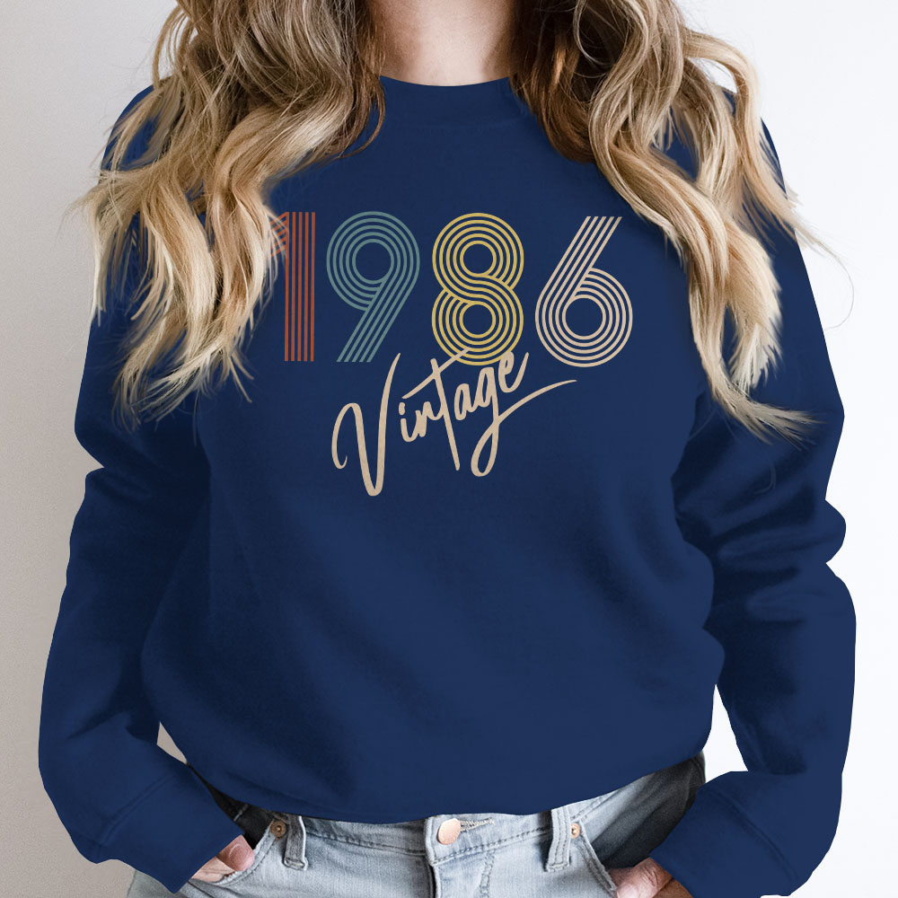 Limited Vintage 1986 Birthday Sweatshirt