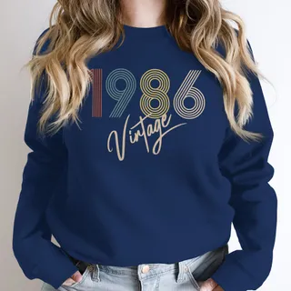 Limited Vintage 1986 Birthday Sweatshirt – alternate