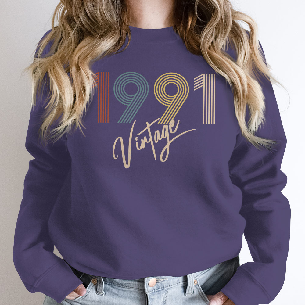 Limited Vintage 1991 Birthday Sweatshirt