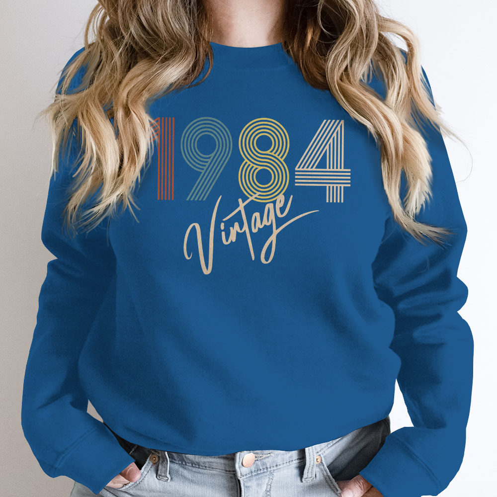 Limited Vintage 1984 Birthday Sweatshirt