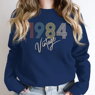 Limited Vintage 1984 Birthday Sweatshirt – alternate