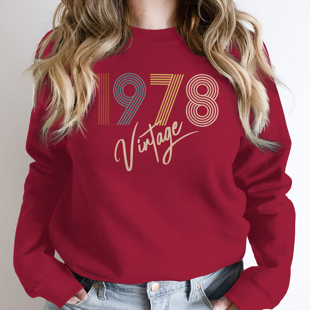 Limited Vintage 1978 Birthday Sweatshirt