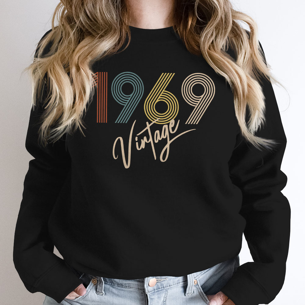 Limited Vintage 1969 Birthday Sweatshirt