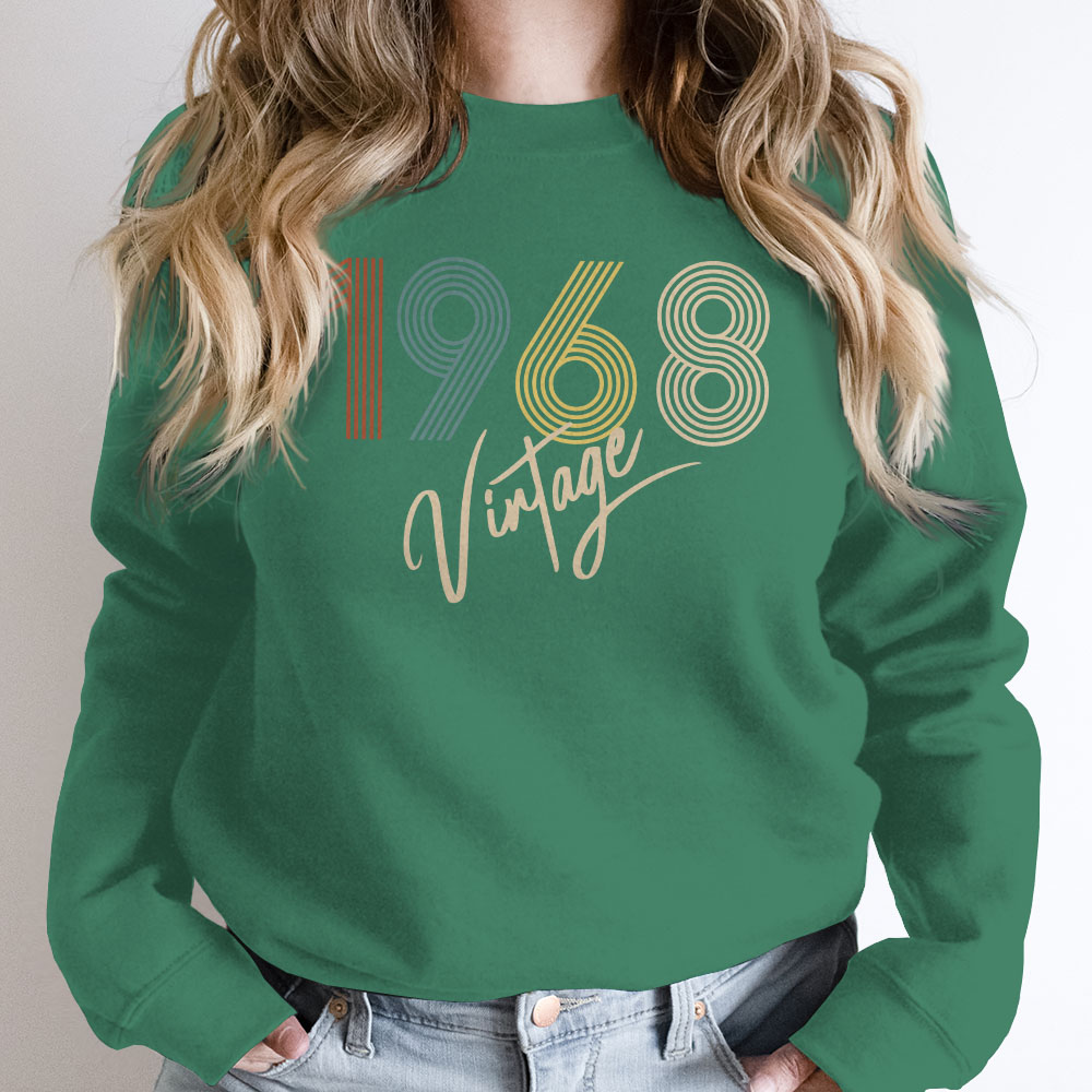 Limited Vintage 1968 Birthday Sweatshirt