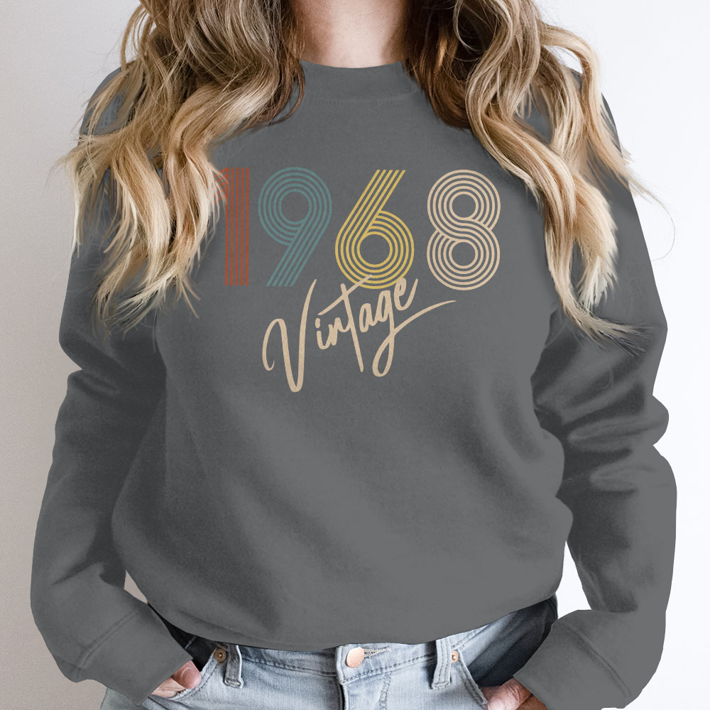 Limited Vintage 1968 Birthday Sweatshirt
